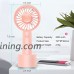 XFUNY Handheld Fan  Mini Personal Fan Portable Handy Small Cooling Fan Desk Fan with USB Rechargeable Battery & Aromatherapy & Dock for Office Room / Outdoor / Household / Traveling (Crystal Pink) - B07D7W5827